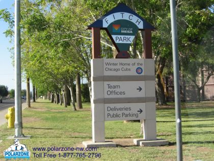 Fitch Park - Mesa, Arizon.  The Chicago Cubs Winte Home.