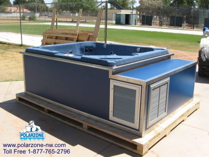 Polarzone cold plunge hydrotherapy spa - phone 1-877-765-2796