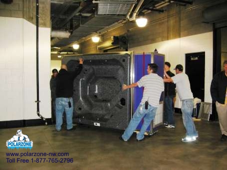 Polarzone Hydrotherapy Spas are portable and fully self contained