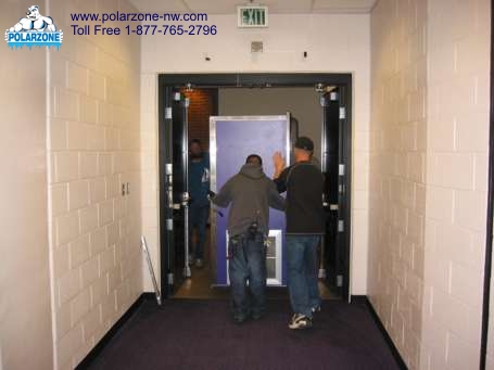 Polarzone Hydrotherapy Spas fit through most common service accesses