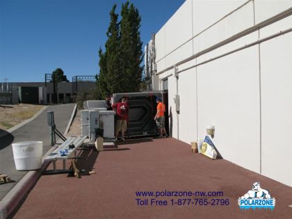 Hydrotherapy spas easily fit throught service entrance